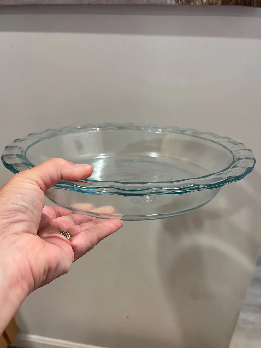 Pyrex clear glass